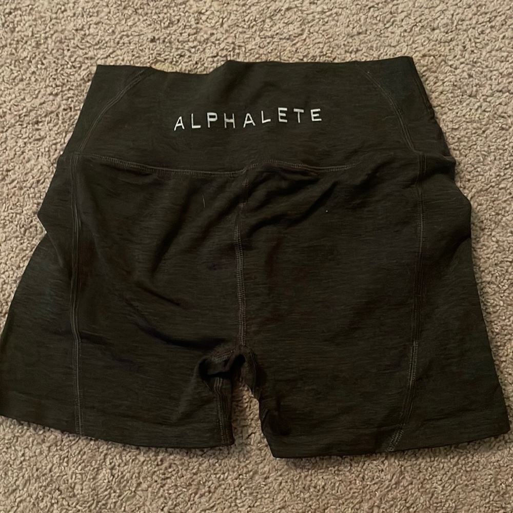 Gray Alphalete shorts size Medium